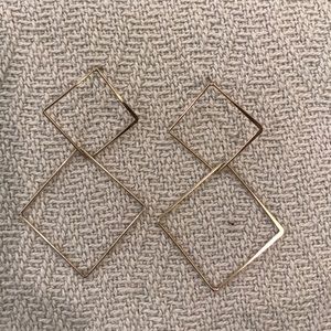 Geometric Statement earrings